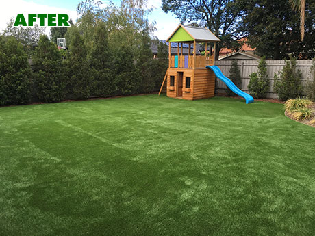 After Artificial Grass